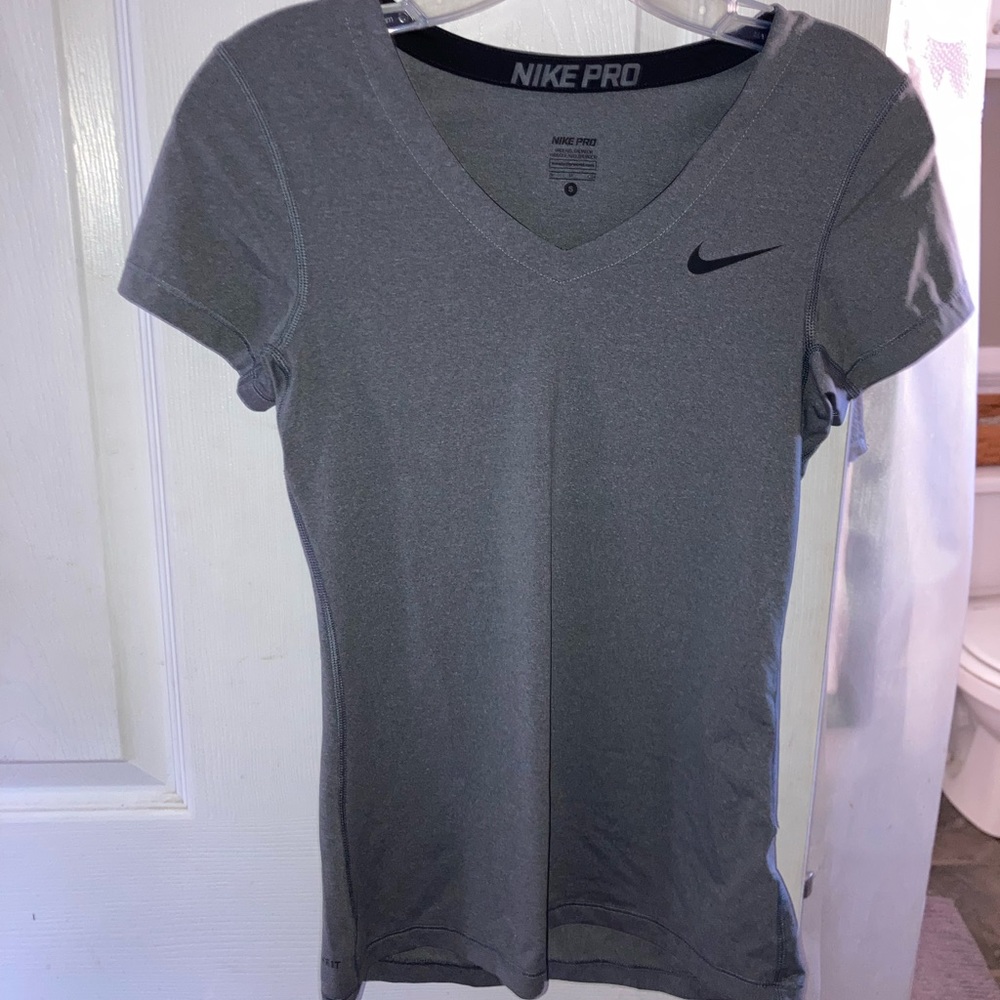 Gray Nike Pro Shirt, Size S